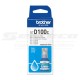Tinta Original Brother BTD100C Cian