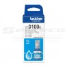 Tinta Original Brother BTD100C Cian