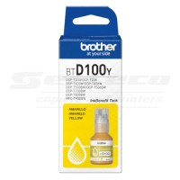 Tinta Original Brother BTD100Y Amarilla