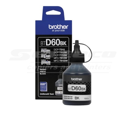 Tinta Original Brother BTD60BK Negro